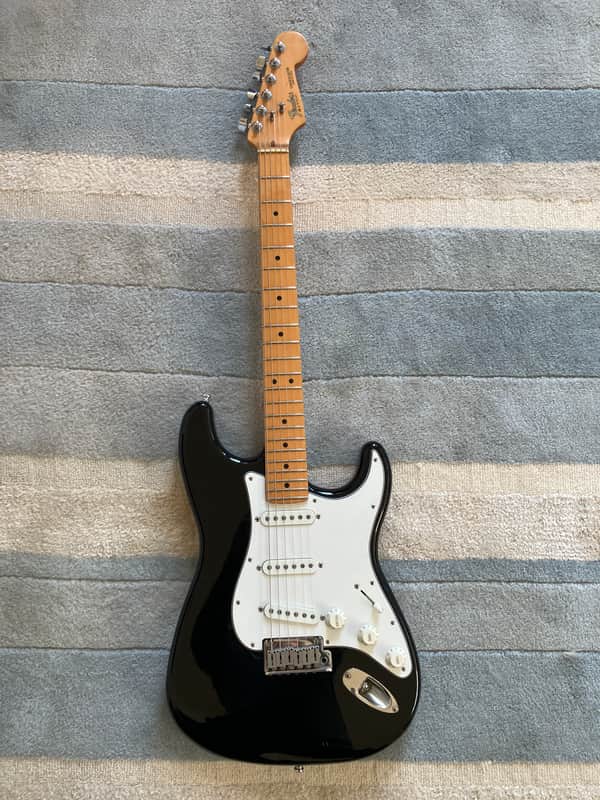 Fender American Standard Deluxe Stratocaster 1988 - Black image 1