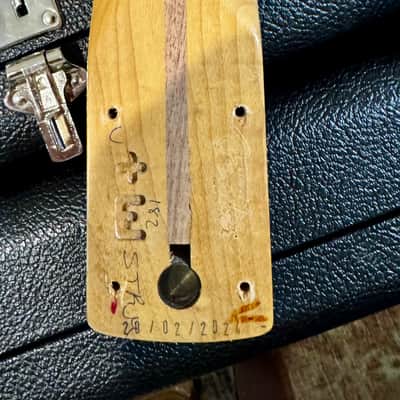 Fender Satin Roasted Maple Stratocaster Neck, 22 Jumbo Frets, Flat Oval Shape image 6