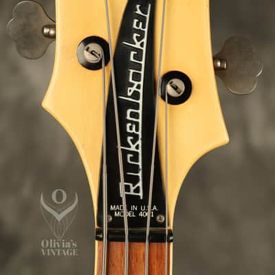 1979 Rickenbacker 4001 Bass White with RARE original CHECKERBOARD BINDING!!! image 3