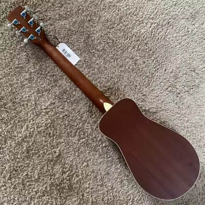 Harley Benton 34 Inch Mini Traveler Acoustic Guitar, Spruce Top, Sapele Body, Mahogany Neck, Rosewood Fingerboard image 8