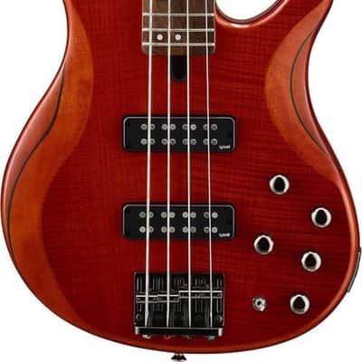 Yamaha TRBX604FM 4-String Bass Guitar, Rosewood Fingerboard, Caramel Brown image 2