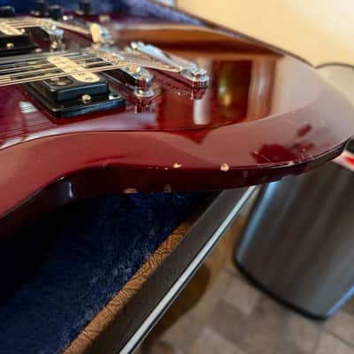 Ibanez Double Neck Electric Guitar 2402 1978 - Gloss Dark Red Wine Collector Grade image 19