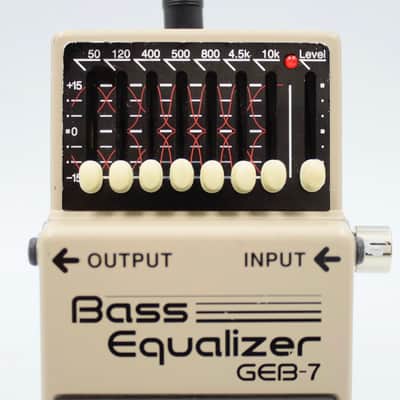 Boss GEB-7 Bass Equalizer Bass Guitar Effect Pedal GV85896 image 3