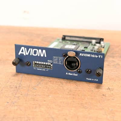 Aviom 16/o-Y1 A-Net Card for Yamaha Digital Products CG01SCH image 1