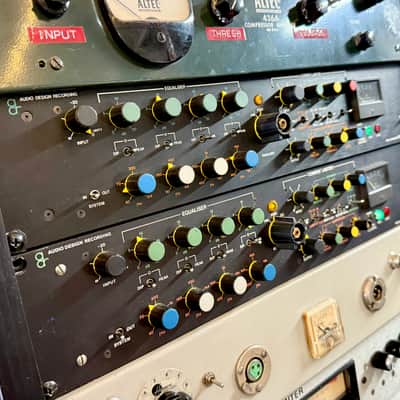 PAIR! -ADR F769X-R Vocal Stresser 1970’s - Compex limiter compressor EQ Sowter transformer version Helios image 3