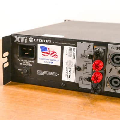 Crown XTi 6000 Stereo Power Amplifier with DSP CG01LJQ image 9