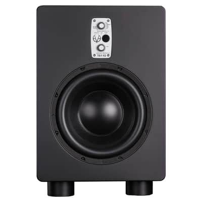 EVE Audio TS110 10-Inch Active Subwoofer with Passive Radiator, 28 to 300 Hz Frequency Range and 108 dB Maximum Sound Pressure Level image 1