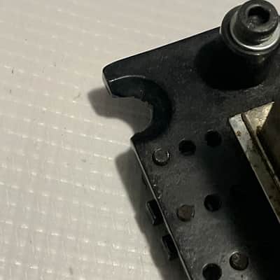 1980's Original Made in Germany Black Lefty Left-Handed Guitar Tremolo Bridge Vibrato & Arm image 10