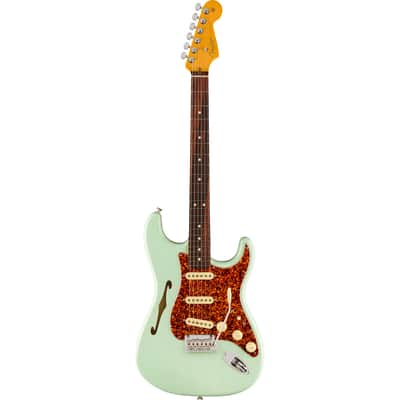 Fender American Professional II Stratocaster Thinline - Transparent Surf Green image 2