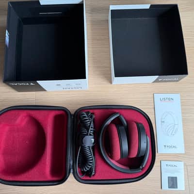 Focal Listen Professional Closed Back Headphones - 32 Ohms 2018 - Present - Black / Red image 2