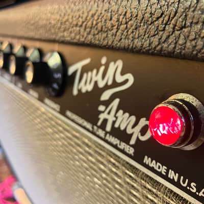 Fender "Twin Amp" 100-Watt 2x12" Guitar Combo (1990s "Evil Twin") with Flightcase image 2
