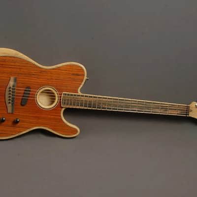 American Acoustasonic Telecaster limited Exotic Cocobolo 2019 - 2020 - Natural image 1