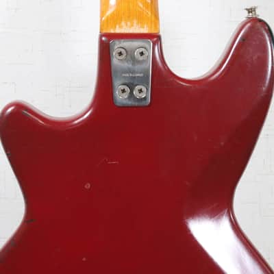 Framus Strato Super 5/155-52 Vintage Germany Electric Guitar 1967 Red - WOW! image 7