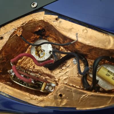 Ibanez RG Japan Electric Guitar Body Loaded Floyd Rose, Pots Purple Gold MIJ image 8