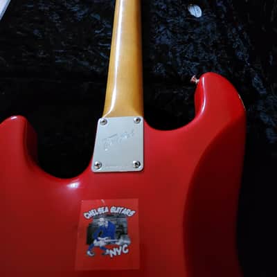 2010s Tatchi Custom Shop '60s Ferrari Red Stratocaster Nitro Relic HSS Super Strat Dream Machine Monstertones w Suhr USA Hardshell Case Moollon MIK image 13