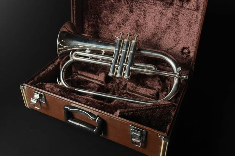Yamaha YFH-2310S Flugelhorn w/Case Silver (Used) image 1