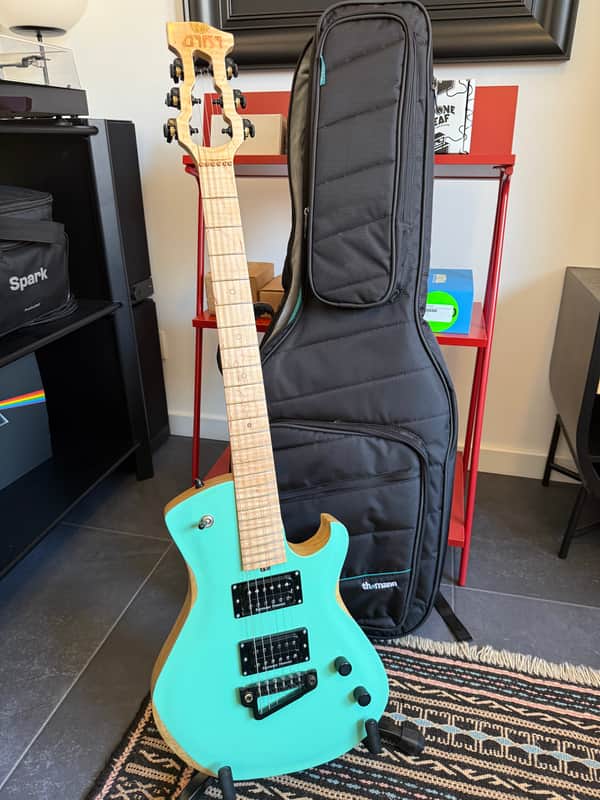 Gypsy – Surf Green / White Limba – Hand-Crafted Boutique Electric 2021 - Surf Green image 1