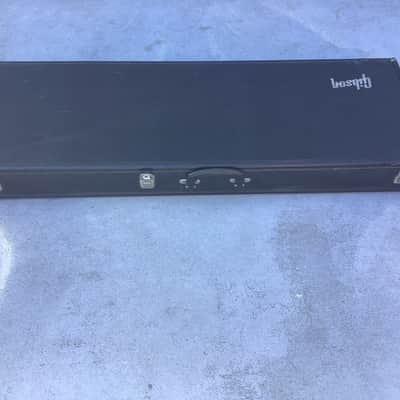 Vintage 1968 Gibson Les Paul or SG Rectangular Hardshell Case - Black with Yellow Interior image 4