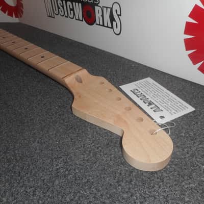 Allparts Fender Licensed Strat Replacement Neck, Chunky Maple - #SMO-FAT image 2