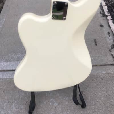 Fender Jazzmaster 1996 Olympic White body / red pick guard Anniversary year image 9