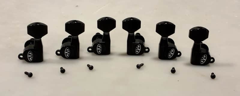 EVH® WOLFGANG SPECIAL 3L x 3R "BLACK" GOTOH TUNERS WITH MOUNTING HARDWARE image 1