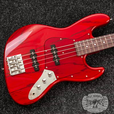 Momose MJ2-PH Jazz Bass – Purpleheart Neck – Burner Ash – MIJ image 6