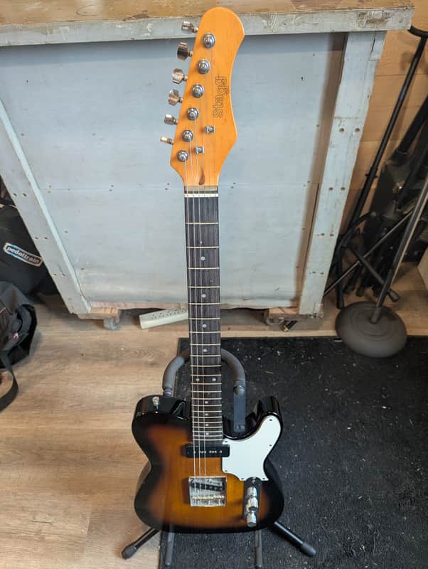 Stagg Tele Guitar SET-CST BS - Brown Burst image 1