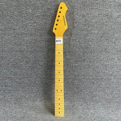 Yellow Sanches Guitar Maple Neck, 22 Frets Fingerboard image 5