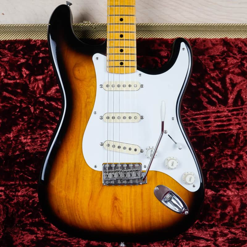 Fender ST54-VSP Stratocaster '54 Reissue MIJ 2010 Sunburst Lacquer Finish Vintage Special Series Japan w/ Tweed Case image 1