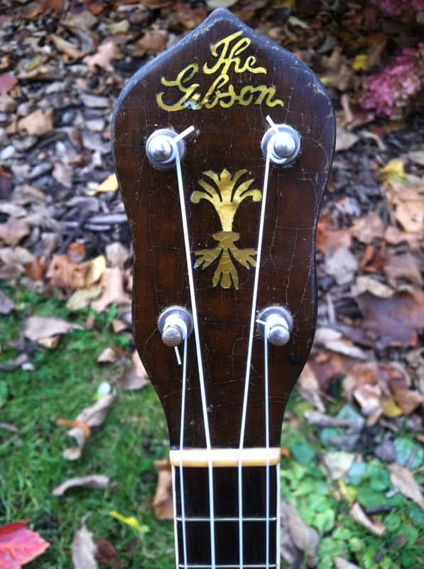 Vintage Gibson UB4 Ukulele Banjo 1926-1927, hsc, VGC image 1