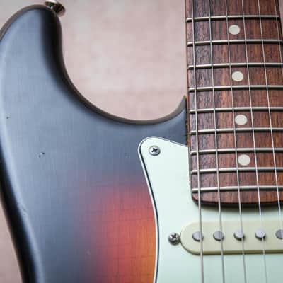 XOTIC USA XSC-2 California Classic Light Aged " 3-Tone Burst + Rosewood" (2018) image 7