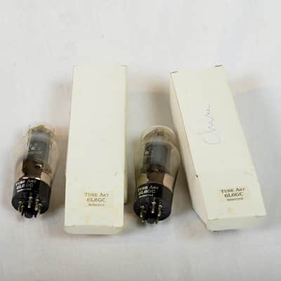 Tube Art 6L6GC (Pair) Match set, Test Strong image 1