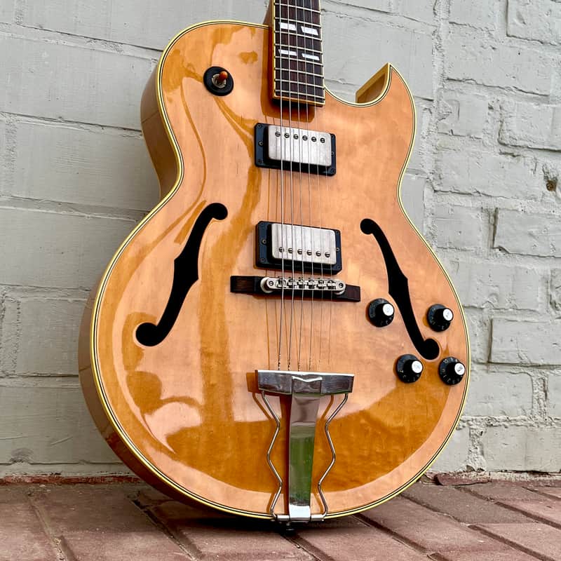 VIDEO 1990 Greco FA-80 (ES-175) CUSTOM ORDER MADE (Flame Maple