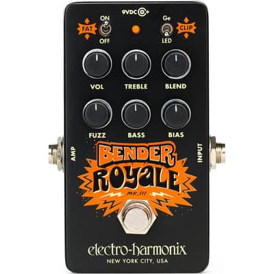 Electro-Harmonix Bender Royale Fuzz, Black image 1