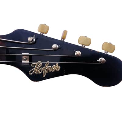 1965 Hofner 182 shortscale bass in Tocotronic Redburst (Vintage, Restored) image 13