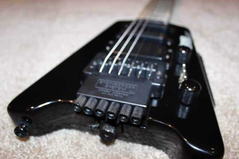 Hohner G3T Headless Guitar with Steinberger Tremelo in Black | Reverb