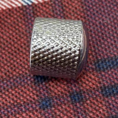 Chrome Fender Concentric Jazz Bass / Telecaster Top Knob~ Press-On, J, Tele image 4