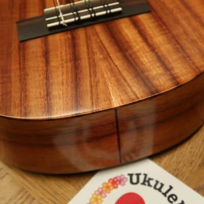 Kamaka HF-38 Curly Koa 8-String Tenor #4004 image 3