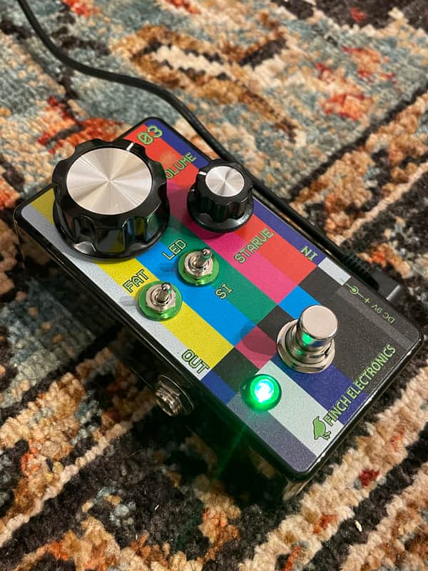 Finch electronics The “Ch.3” Silicone transistor based Fuzz Boutique Guitar Pedal - Handwired in California image 1
