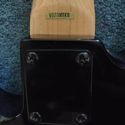 Vista Bass Guitar Vintage 80's - Black/Mirrored MIJ Rare image 8