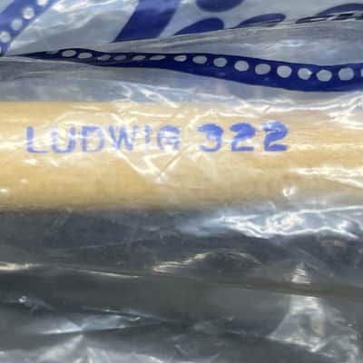 N.O.S In Seal Package Ludwig #322 Felt Double Sided Bass Drum Mallet Beater Concert Drum 60-70s image 3