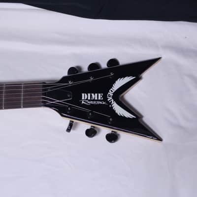 DEAN Razorback DB Dimebag electric GUITAR new w/ Light Case Classic Black - B stock image 6