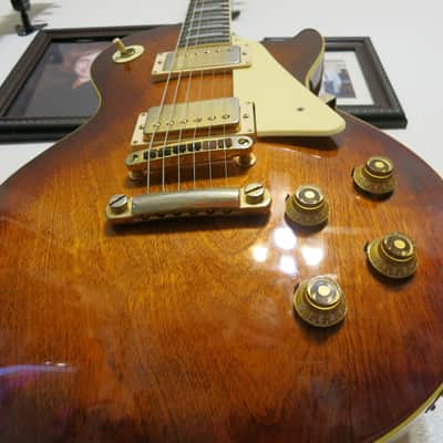 Ibanez Les Paul Standard Copy J760386 Japan Guild Headstock Pre-Law Suite OHSC Nice 1976 Tobaco image 12