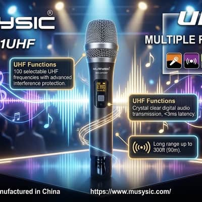 MUSYSIC USA (BRAND NEW) MU-H1UHF 2026 image 2