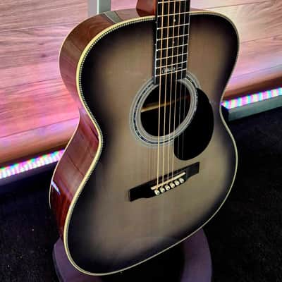 Martin OMJM John Mayer 20th Anniversary Guitar, Platinum Gray Burst image 5