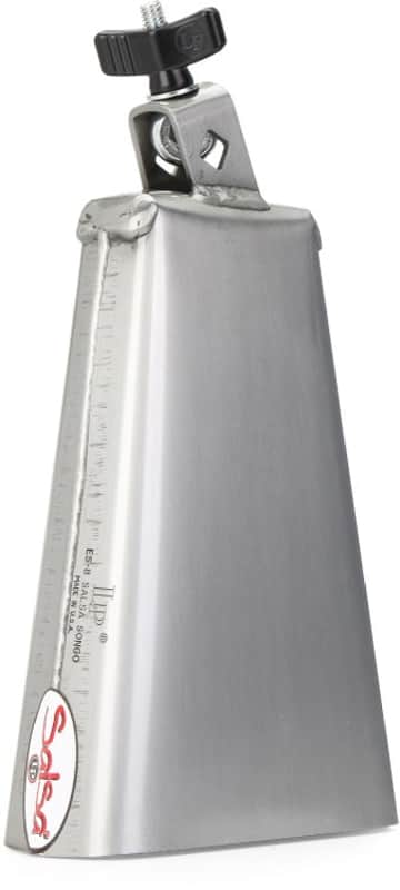 Latin Percussion Salsa Songo Cowbell - 8 inches  Brushed Steel image 1