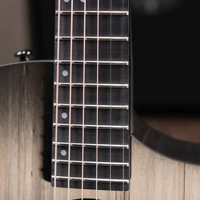 KLOS Carbon Timber Grand Cutaway Mini DAE Acoustic/Electric Guitar - Side Soundport - LR Baggs Anthem with Gig Bag image 9