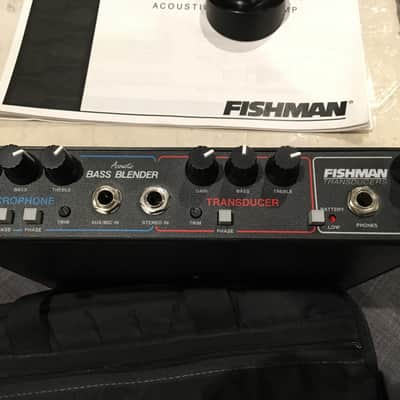 Fishman Acoustic Bass Blender Preamp W/original bag, box and more image 2
