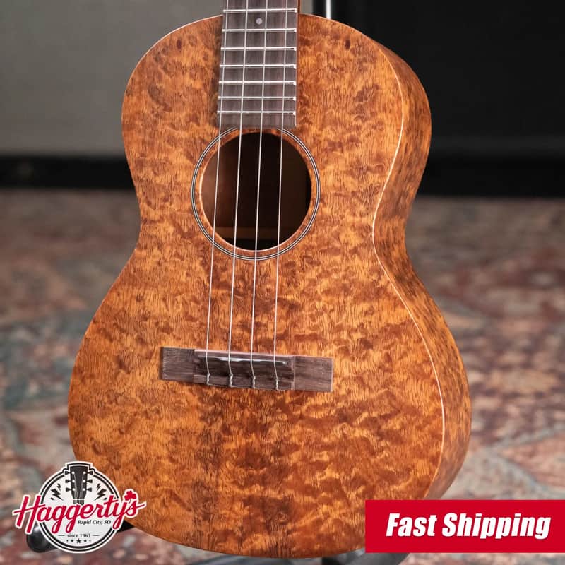 Martin Custom Shop Tenor Ukulele - Blistered Koa with Softshell Case image 1