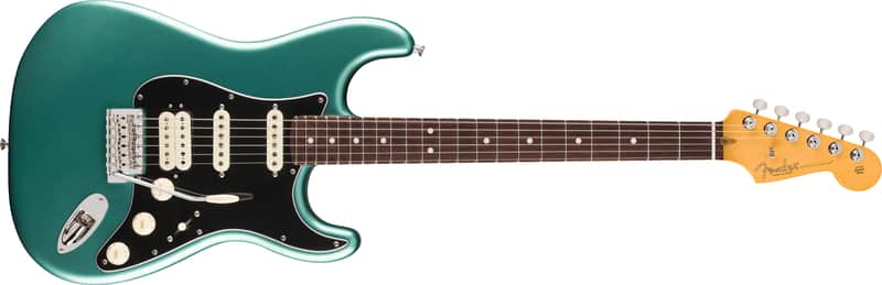 Fender American Professional Classic Stratocaster HSS, Rosewood Fingerboard, Faded Sherwood Green Metallic Model #: 0114950374 image 1